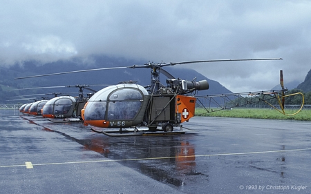 Sud Aviation SA313 Alouette II | V-56 | Swiss Air Force | ALPNACH (LSMA/---) 11.06.1993