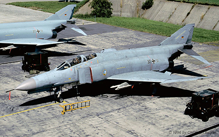 McDonnell Douglas F-4F Phantom II | 3731 | German Air Force | NEUBURG A.D.DONAU (ETSN/---) 20.06.1996