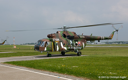 Mil Mi-17 | 0844 | Slovak Air Force  |  3VrK with SFOR markings | LIEGE / BIERSET (EBLG/LGG) 30.05.2003