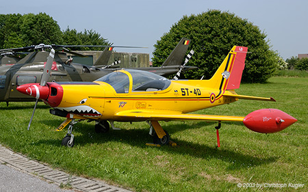SIAI-Marchetti SF.260D | ST-40 | Belgian Air Component  |  5sm | LIEGE / BIERSET (EBLG/LGG) 30.05.2003