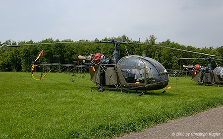 Sud Aviation SA318 C Alouette II | A49 | Belgian Army Aviation  |  16Sm | LIEGE / BIERSET (EBLG/LGG) 30.05.2003