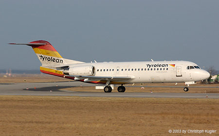 Fokker 70 | OE-LFL | Tyrolean Airways | FRANKFURT (EDDF/FRA) 15.03.2003