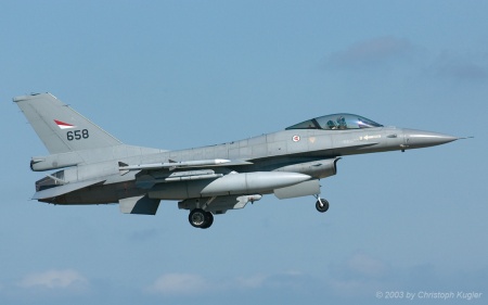 General Dynamics F-16AM | 658 | Royal Norwegian Air Force | LEEUWARDEN (EHLW/LWR) 04.08.2003