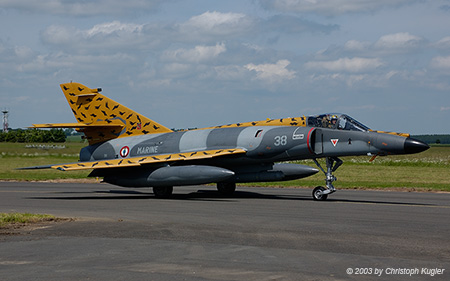 Dassault Super Etendard | 38 | French Navy  |  NATO Tiger Meet 2003 c/s | CAMBRAI EPINOY (LFQI/---) 05.06.2003