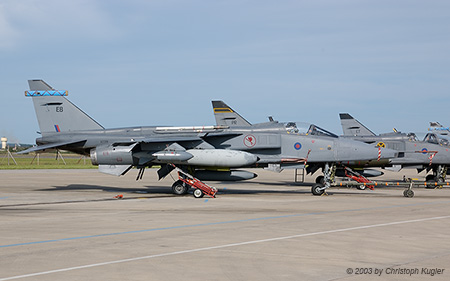 Sepecat Jaguar GR.3A | XZ391 | Royal Air Force  |  Coded EB with 6 Sqn | SAINT-DIZIER ROBINSON (LFSI/---) 23.05.2003
