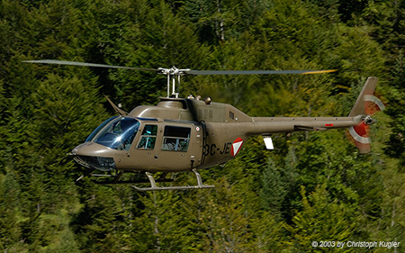Agusta-Bell 206A JetRanger | 3C-JE | Austrian Air Force | HOCHFILZEN (----/---) 04.09.2003