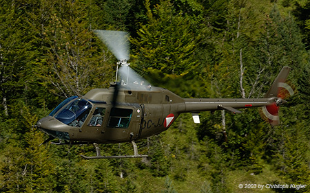 Agusta-Bell 206A JetRanger | 3C-JJ | Austrian Air Force | HOCHFILZEN (----/---) 04.09.2003