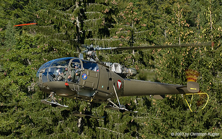Sud Aviation SA316 Alouette III | 3E-KL | Austrian Air Force | HOCHFILZEN (----/---) 04.09.2003