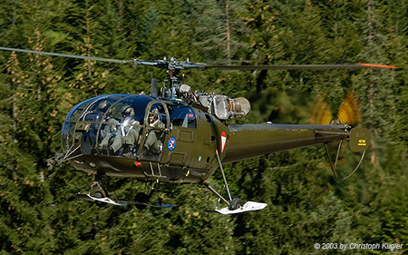Sud Aviation SA316 Alouette III | 3E-KA | Austrian Air Force | HOCHFILZEN (----/---) 04.09.2003