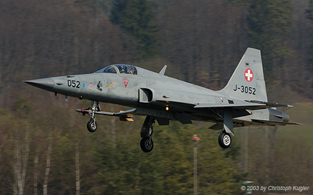 Northrop F-5E Tiger II | J-3052 | Swiss Air Force | D&UUML;BENDORF (LSMD/---) 24.03.2003