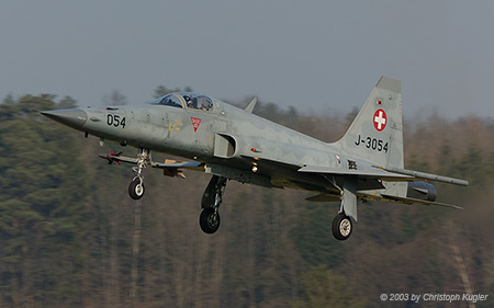 Northrop F-5E Tiger II | J-3054 | Swiss Air Force | D&UUML;BENDORF (LSMD/---) 24.03.2003