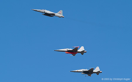 Northrop F-5E Tiger II | FORMATION | Swiss Air Force | TURTMANN (LSMJ/---) 10.03.2003