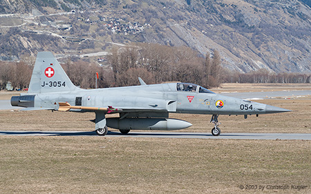 Northrop F-5E Tiger II | J-3054 | Swiss Air Force | TURTMANN (LSMJ/---) 10.03.2003