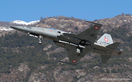 Northrop F-5E Tiger II | J-3046 | Swiss Air Force | TURTMANN (LSMJ/---) 10.03.2003