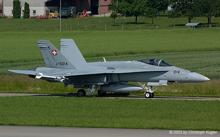 McDonnell Douglas F/A-18C Hornet | J-5014 | Swiss Air Force | PAYERNE (LSMP/---) 31.05.2003