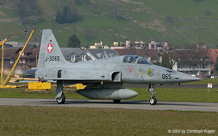 Northrop F-5E Tiger II | J-3065 | Swiss Air Force | BUOCHS (LSZC/BXO) 27.03.2003