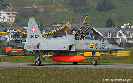 Northrop F-5E Tiger II | J-3037 | Swiss Air Force | BUOCHS (LSZC/BXO) 27.03.2003