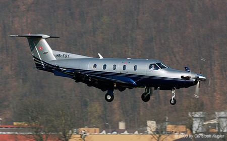 Pilatus PC-12/45 | HB-FOY | Pilatus Flugzeugwerke | BUOCHS (LSZC/BXO) 01.04.2003