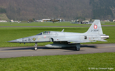 Northrop F-5E Tiger II | J-3014 | Swiss Air Force | BUOCHS (LSZC/BXO) 01.04.2003