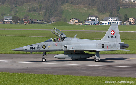 Northrop F-5E Tiger II | J-3014 | Swiss Air Force | BUOCHS (LSZC/BXO) 01.04.2003