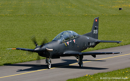 Pilatus PC-21 | HB-HZA | Pilatus Flugzeugwerke | BUOCHS (LSZC/BXO) 15.04.2003