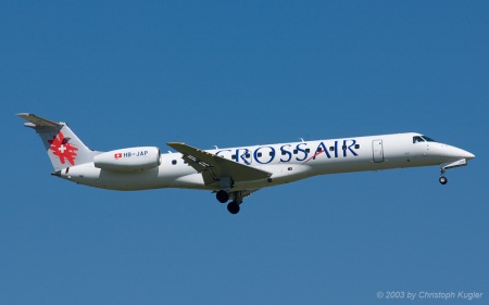 Embraer ERJ-145LU | HB-JAP | Crossair | Z&UUML;RICH (LSZH/ZRH) 14.04.2003