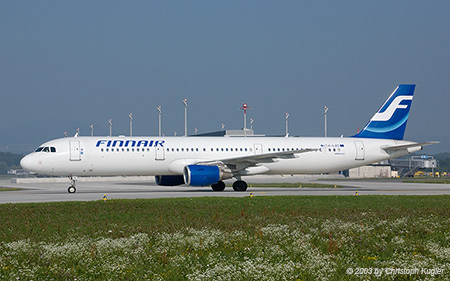 Airbus A321-211 | OH-LZC | Finnair | Z&UUML;RICH (LSZH/ZRH) 02.08.2003