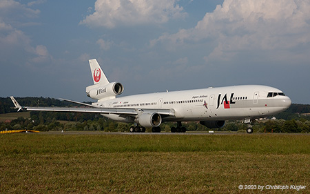McDonnell Douglas MD-11 | JA8587 | Japan Air Lines | Z&UUML;RICH (LSZH/ZRH) 13.08.2003
