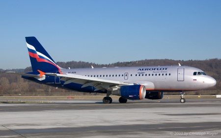 Airbus A319-111 | VP-BDN | Aeroflot | Z&UUML;RICH (LSZH/ZRH) 20.12.2003