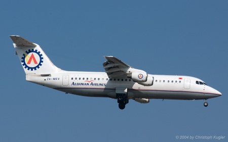 BAe 146-300 | ZA-MEV | Albanian Airlines | FRANKFURT (EDDF/FRA) 27.03.2004