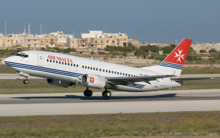 Boeing 737-3Y5 | 9H-ABR | Air Malta | MALTA / LUQA (LMML/MLA) 21.09.2004