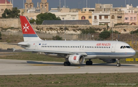 Airbus A320-214 | 9H-AEF | Air Malta | MALTA / LUQA (LMML/MLA) 23.09.2004