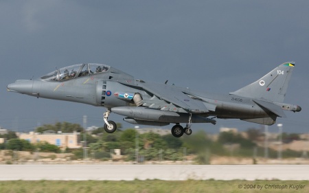 BAe Harrier T.10 | ZH656 | Royal Air Force | MALTA / LUQA (LMML/MLA) 24.09.2004