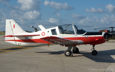Scottish Aviation Bulldog T.1 | AS0020 | Armed Forces of Malta | MALTA / LUQA (LMML/MLA) 25.09.2004