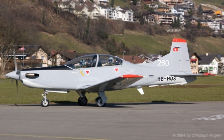 Pilatus PC-9 | HB-HQS | Irish Air Corps | BUOCHS (LSZC/BXO) 10.02.2004