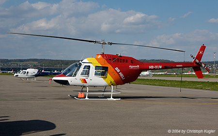 Agusta-Bell 206B JetRanger III | HB-XUW | untitled (BB Heli) | Z&UUML;RICH (LSZH/ZRH) 24.04.2004
