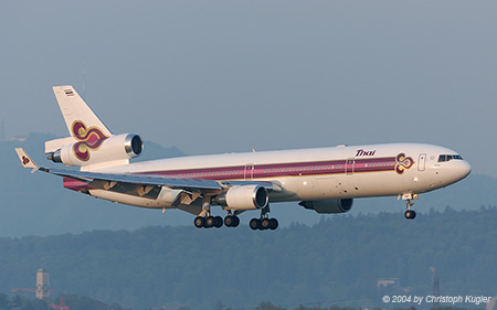 McDonnell Douglas MD-11 | HS-TMF | Thai Airways International | Z&UUML;RICH (LSZH/ZRH) 15.05.2004