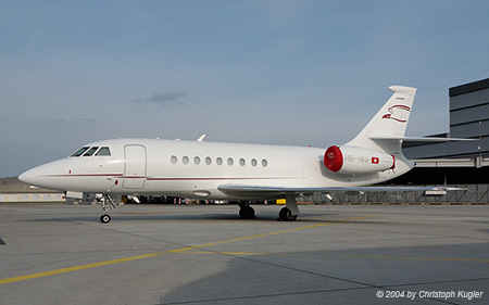 Dassault Falcon 2000EX | HB-IAU | untitled (Cat Aviation) | Z&UUML;RICH (LSZH/ZRH) 15.05.2004