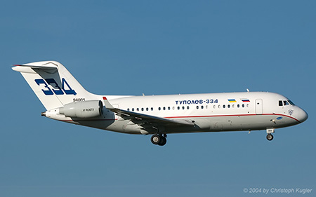 Tupolev Tu 334 | RA-94005 | private | Z&UUML;RICH (LSZH/ZRH) 09.09.2004