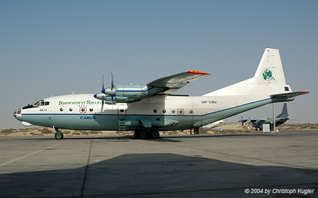 Antonov An 12 | UR-CBU | Shovkoviy Shiyah Airlines | SHARJAH (OMSJ/SHJ) 10.10.2004