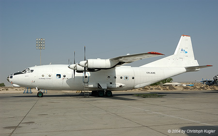 Antonov An 12BK | ER-AXE | Air Bridge Group | SHARJAH (OMSJ/SHJ) 10.10.2004
