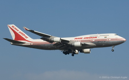 Boeing 747-4B5 | VT-AIC | Air India | FRANKFURT (EDDF/FRA) 04.09.2005