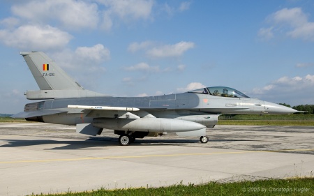 General Dynamics F-16AM | FA-126 | Belgian Air Force | NEUBURG A.D.DONAU (ETSN/---) 31.05.2005