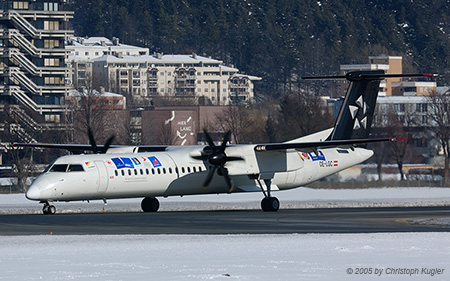 De Havilland Canada DHC-8-402 | OE-LGC | Austrian Arrows | INNSBRUCK-KRANEBITTEN (LOWI/INN) 05.02.2005