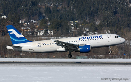 Airbus A320-214 | OH-LXB | Finnair | INNSBRUCK-KRANEBITTEN (LOWI/INN) 05.02.2005