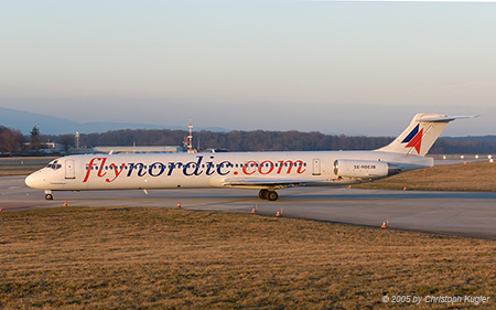 McDonnell Douglas MD-82 | SE-RBE | FlyNordic | GENEVA (LSGG/GVA) 19.03.2005