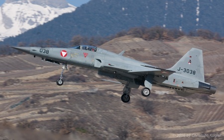 Northrop F-5E Tiger II | J-3038 | Austrian Air Force | SION (LSGS/SIR) 01.03.2005
