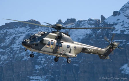 Eurocopter AS532 UL Cougar | T-331 | Swiss Air Force | AXALP (----/---) 12.10.2005
