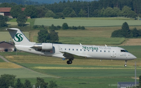 Bombardier CRJ 200LR | OE-LSS | Styrian Spirit | Z&UUML;RICH (LSZH/ZRH) 19.06.2005