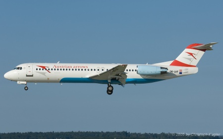 Fokker 100 | OE-LVF | Austrian Arrows | Z&UUML;RICH (LSZH/ZRH) 01.08.2005